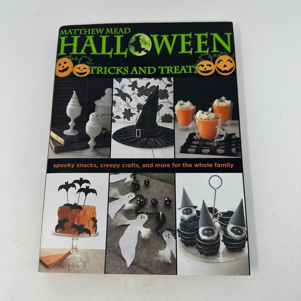 Halloween Tricks and Treats Spooky Crafts DIY Matthew Mead Book Black